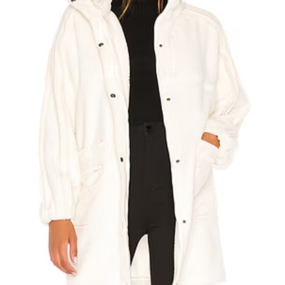 FP MOVEMENT by Free People White Teddy Jacket | Medium